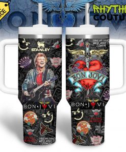 Bon Jovi Black Stanley Tumbler