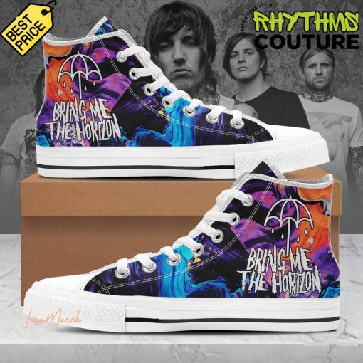 Bring Me The Horizon High Top Canvas Shoes