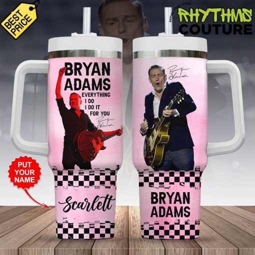 Bryan Adams Signature Personalized Stanley Tumbler