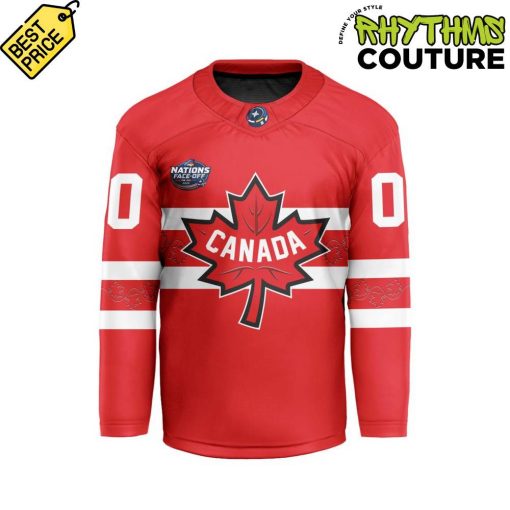 Canada National Ice Hockey Team 4 Nations Face-Off 2025 Hockey Jersey