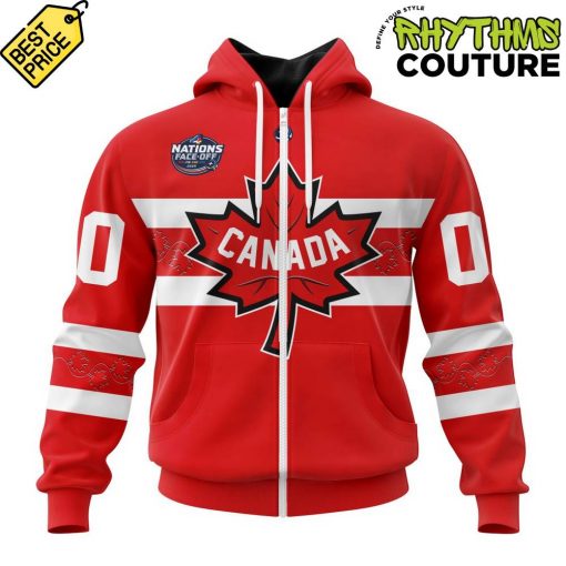 Canada National Ice Hockey Team 4 Nations Face-Off 2025 Hoodie