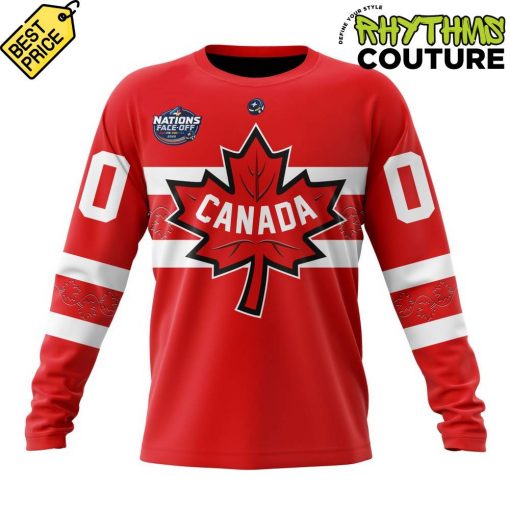 Canada National Ice Hockey Team 4 Nations Face-Off 2025 Hoodie