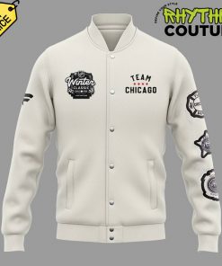 Chicago Blackhawks Team Chicago Winter Classic 2025 Baseball Jacket