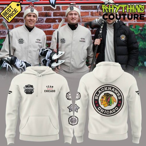 Chicago Blackhawks Team Chicago Winter Classic 2025 Hoodie