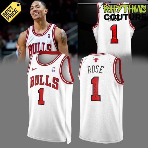 Chicago Bulls Thank You Derrick Rose Basketball Jersey