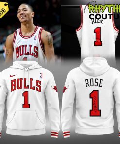 Chicago Bulls Thank You Derrick Rose White Hoodie