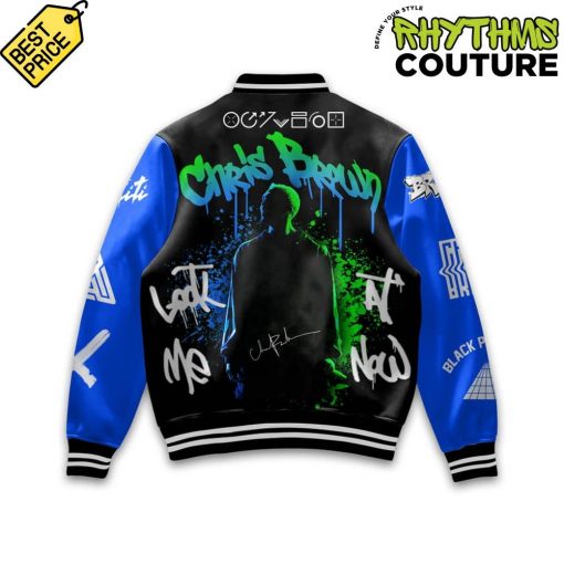 Chris Brown Look At Me Now Baseball Jacket