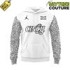 Cincinnati Bearcats Basketball Black Cat Alternate Uniform White Hoodie