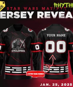 Cincinnati Cyclones x 2024 Star Wars Matinee Hockey Jersey