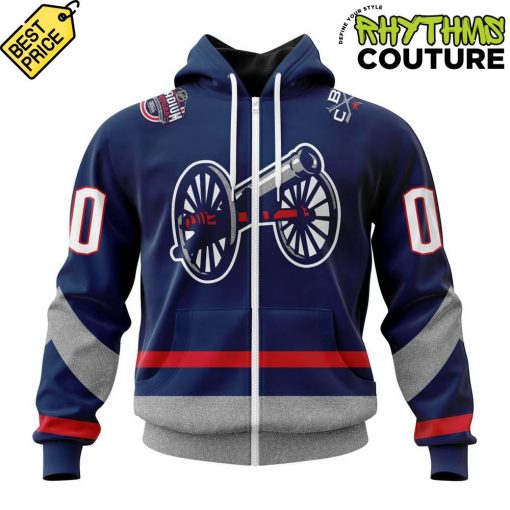 Columbus Blue Jackets 2025 Stadium Series Personalized Hoodie