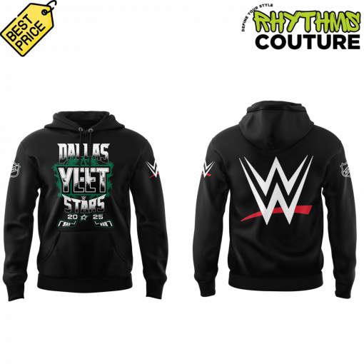 Dallas Stars x YEET WWE 2025 Black Hoodie