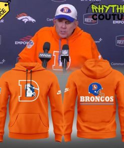 Denver Broncos Coach Sean Payton Orange Hoodie