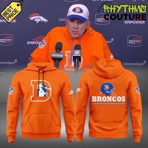 Denver Broncos Coach Sean Payton Orange Hoodie