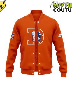 Denver Broncos Coach Sean Payton Throwback Orange Baseball Jacket