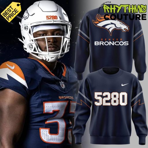 Denver Broncos Midnight Navy 5280 Sweatshirt