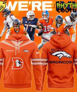 Denver Broncos Throwback Orange Hoodie