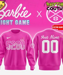 Denver Nuggets x Barbie Night Game Special Edition Pink Sweatshirt