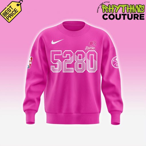 Denver Nuggets x Barbie Night Game Special Edition Pink Sweatshirt