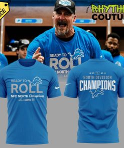 Detroit Lions 2024 NFC North Division Champions “Ready To Roll” Shirt