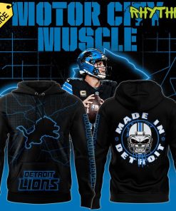 Detroit Lions Motor City Muscle “Made in Detroit” Hoodie