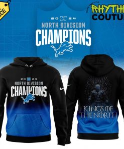 Detroit Lions NFC North Champions Kings of The North Hoodie