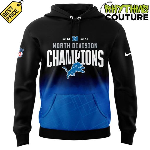 Detroit Lions NFC North Champions Kings of The North Hoodie