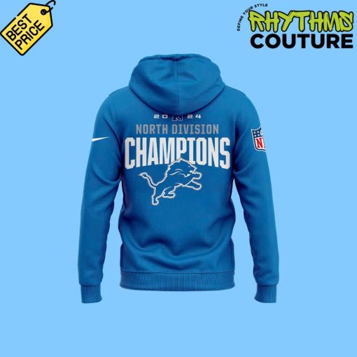 Detroit Lions NFC North Champions “Ready To Roll” Blue Hoodie