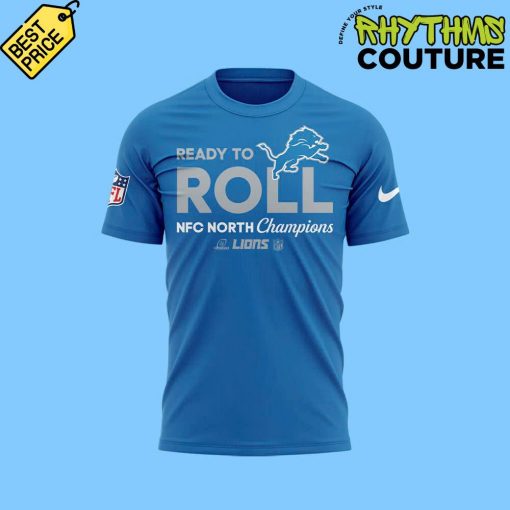 Detroit Lions NFC North Champions Ready To Roll Blue Tee