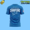 Detroit Lions NFC North Champions Ready To Roll Blue Tee