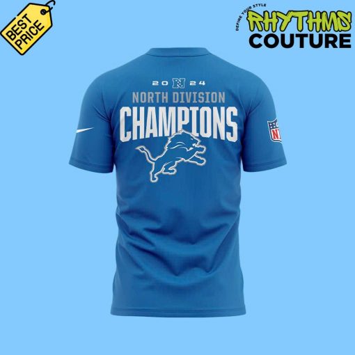 Detroit Lions NFC North Champions Ready To Roll Blue Tee