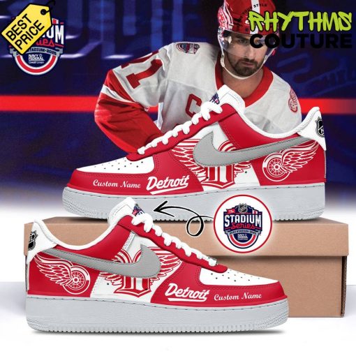 Detroit Red Wings 2025 Stadium Series Air Force 1 Sneaker