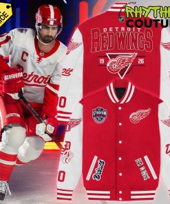 Detroit Red Wings 2025 Stadium Series Baseball Jacket