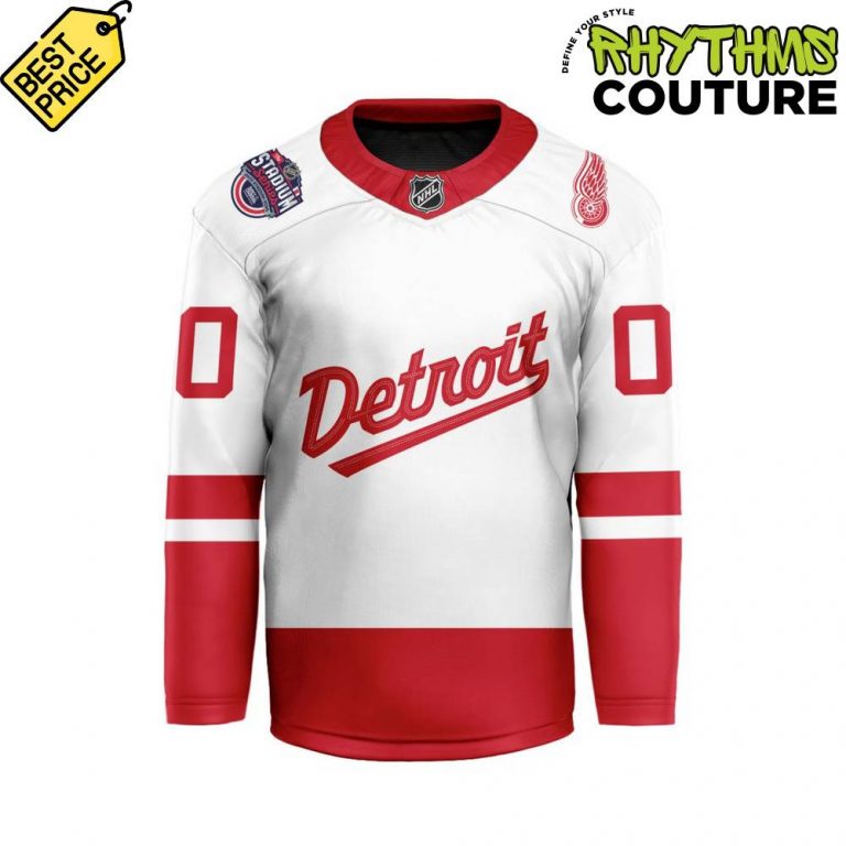 Detroit Red Wings 2025 Stadium Series Hockey Jersey Rhythmscouture