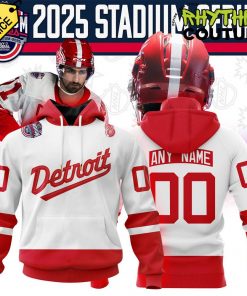 Detroit Red Wings 2025 Stadium Series Personalized Hoodie