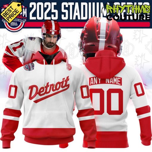 Detroit Red Wings 2025 Stadium Series Personalized Hoodie