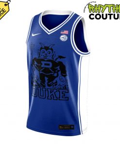 Duke Blue Devils Basketball Blue Planet Limited Edition Blue Jersey