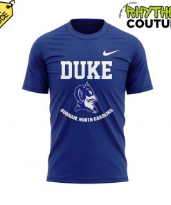 Duke Blue Devils Basketball Coach Chris Carrawell Blue Tee