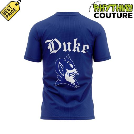 Duke Blue Devils Basketball Coach Chris Carrawell Blue Tee