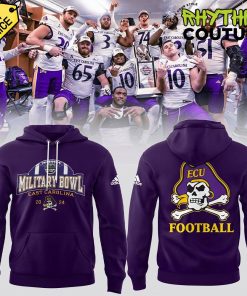 East Carolina Pirates MILITARY BOWL Champions Special Edition Hoodie