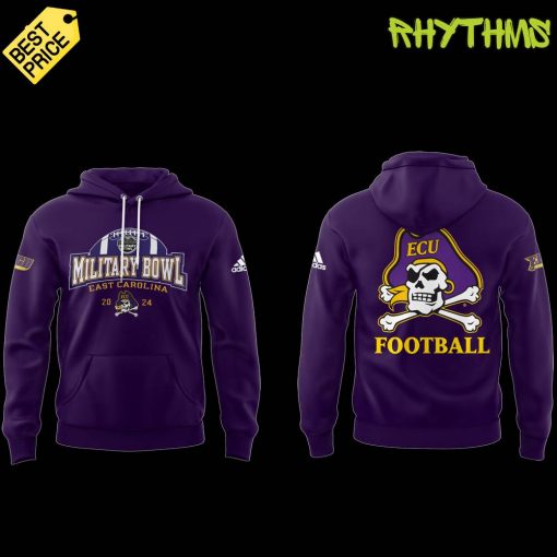 East Carolina Pirates MILITARY BOWL Champions Special Edition Hoodie