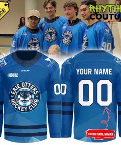 Erie Otters Highmark Club Caring Place Blue Jersey