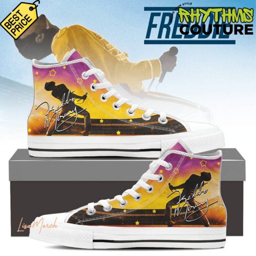 Freddie Mercury Signature High Top Canvas Shoes