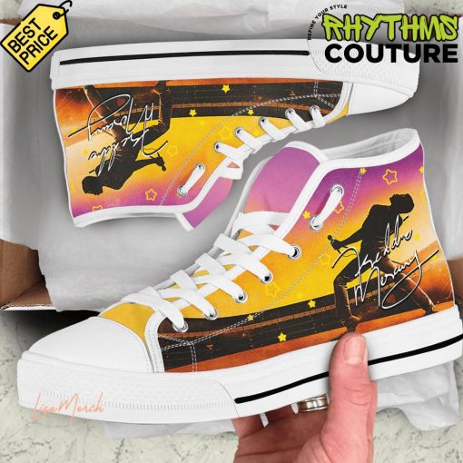 Freddie Mercury Signature High Top Canvas Shoes