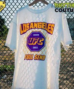 Full Send x UFC 311 Los Angeles White Shirt