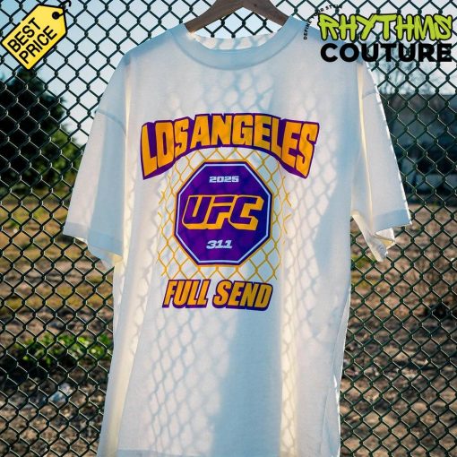 Full Send x UFC 311 Los Angeles White Shirt