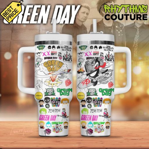 Green Day Band Stanley Tumbler