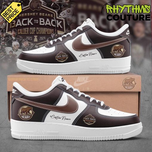 Hershey Bears 2024 Calder Cup Champions Personalized Air Force 1 Sneaker