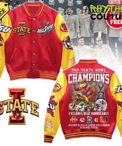 Iowa State Cyclones Pop-Tart Bowl Champions Baseball Jacket