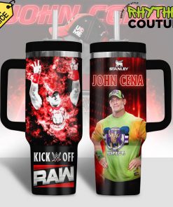 John Cena Kick Off Raw Stanley Tumbler