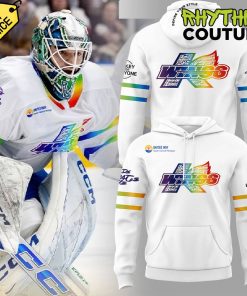 Kalamazoo Wings Rainbow Uniform Limited Edition Hoodie